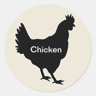 20x Stickers Repas Choix de poulet