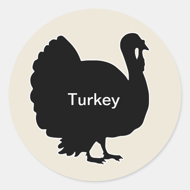 20x Stickers Repas Choix Turquie (Devant)