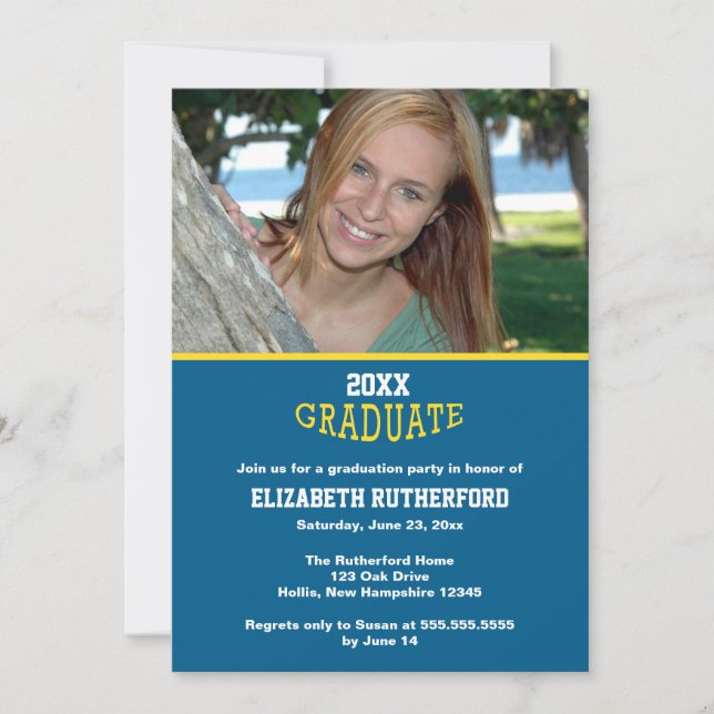 20XX Carte photo diplômé (Devant)