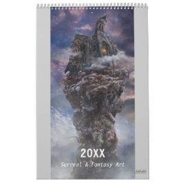 20XX Digital Surreal & Fantasy Art - Wall Calendar Kalender