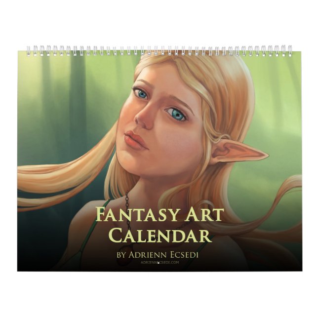 20XX Fantasy Art Calendar von Adrienn Ecsedi Kalender (Titelbild)