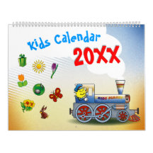 20XX - Farbiger Kinderkalender