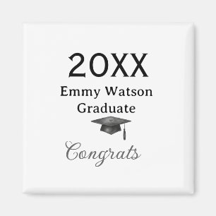 20XX fett gedruckter Buchstabe Gratulation Abschlu Magnet