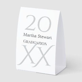 20XX fett le Abschlussname Gratulation Schuljahr  Tischaufsteller