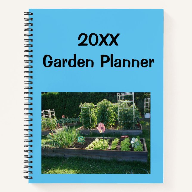 20XX Garden Planner Notebook Notizbuch (Vorderseite)