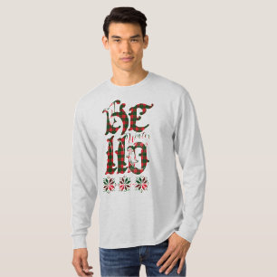 20XX Hallo Winter Holiday Schottland Muster T-Shirt