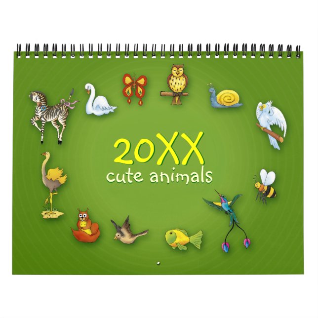 20XX | Niedliche Cartoon Kalender (Titelbild)