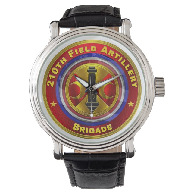 210. Feldartillerie-Brigade "Donner" Armbanduhr (Vorderseite)