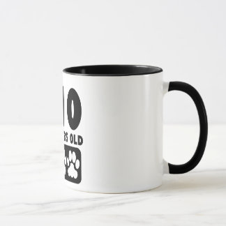210 Hundejahre alt Tasse