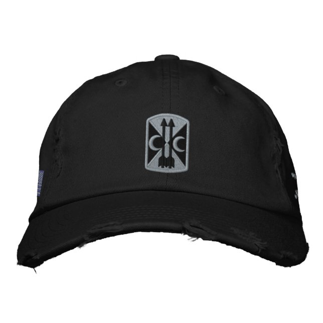 212. Artillerie-Regiment Bestickte Kappe (Vorderseite)
