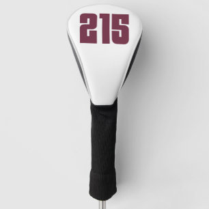 215 Philly Area Code Golf Headcover