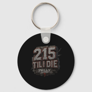 215 Til I Die Urban Streetwear Philly Pride Graffi Schlüsselanhänger