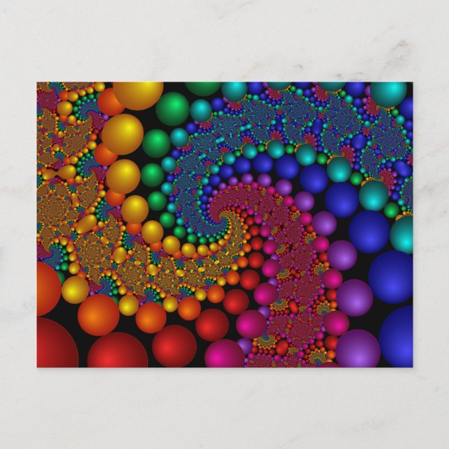216 Fraktal Postkarte (Vorderseite)