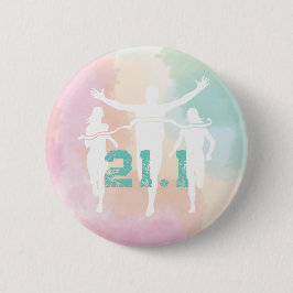21.1 Marathon-Runner-Geschenk Button