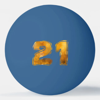 21. 21. Geburtstag Tischtennisball