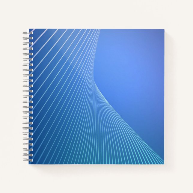 21,6 cm x 21,6 cm Spiralnotizblock Notizbuch (Vorderseite)