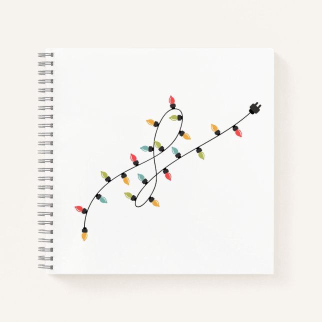 21,6 cm x 21,6 cm Spiralnotizblock Notizbuch (Vorderseite)