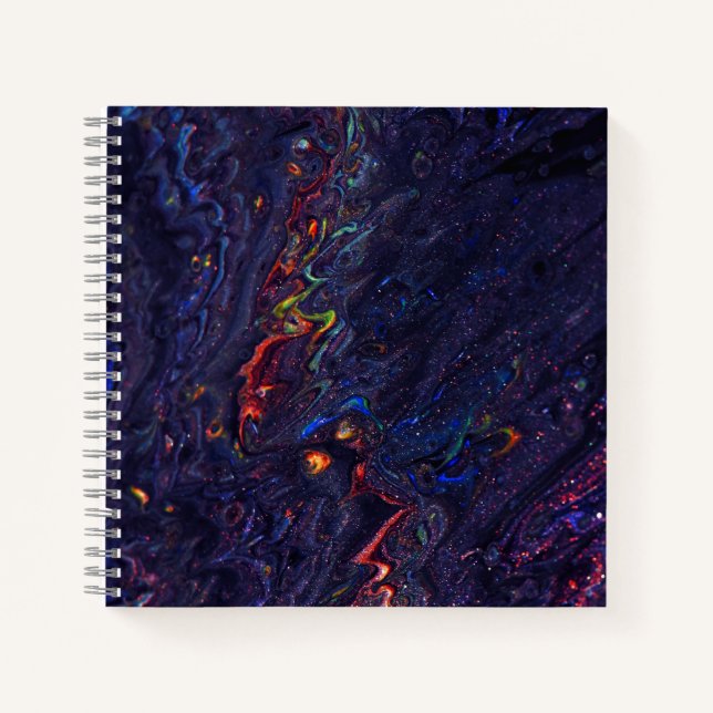 21,6 cm x 21,6 cm Spiralnotizblock Notizbuch (Vorderseite)