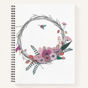 21,6 cm x 28 cm Spiralnotizblock Notizbuch