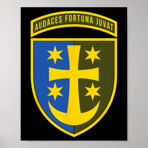 21. Armeekorps (Ukraine) Ukrainische Streitkräfte  Poster