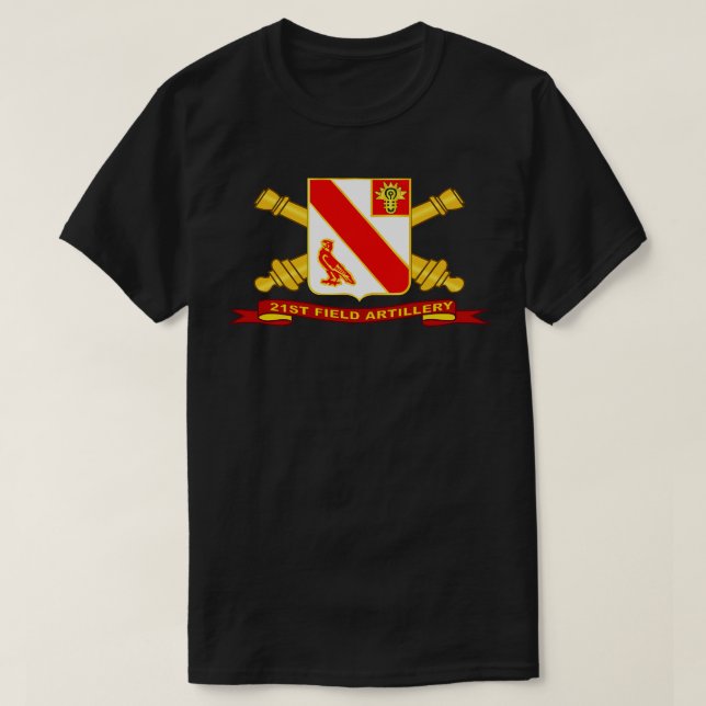 21. Artillerie mit br Band T-Shirt (Design vorne)