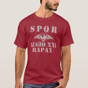 21 Augustus 21. räuberische Legion - römisches T-Shirt