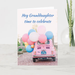 *21. BIRTHTAG* GRANDDAUGHTER ZEIT NACH CELEBRATE   KARTE