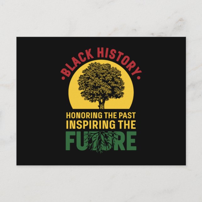 21 Black History Monat Afrikanische Pride Bekleidu Ankündigungspostkarte (Vorderseite)