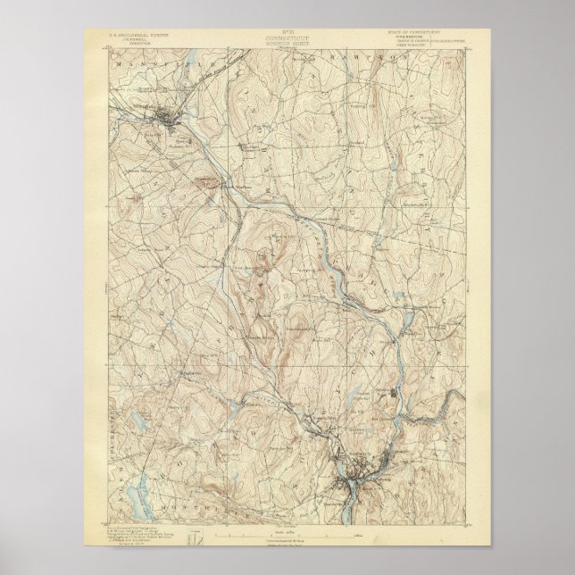 21 Blatt Norwich Poster (Vorne)