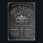 21. Chalkboard Geburtstagsfeier Einladung<br><div class="desc">21. Chalkboard Party Geburtstagsfeier Einladung - alle Texte können bearbeitet werden, um Ihren Standort, Datum, Alter, Namen zu Anzug. Einfach alle Informationen ändern, einfach neue Wörter in die dafür vorgesehenen Felder eingeben. Bearbeitbarer Text: Celia Anderson bitte schließen Sie sich uns für eine GEBURTSTAG PARTY (Alter) 13/06/2016 @ 18:00 Uhr DIE...</div>