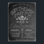 21. Chalkboard Geburtstagsfeier Einladung<br><div class="desc">21. Chalkboard Party Geburtstagsfeier Einladung - alle Texte können bearbeitet werden, um Ihren Standort, Datum, Alter, Namen zu Anzug. Einfach alle Informationen ändern, einfach neue Wörter in die dafür vorgesehenen Felder eingeben. Bearbeitbarer Text: Celia Anderson bitte schließen Sie sich uns für eine GEBURTSTAG PARTY (Alter) 13/06/2016 @ 18:00 Uhr DIE...</div>