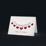 21. Darling Daughter Geburtstag Rotes Herz Jagd Karte<br><div class="desc">21. Lieblingstochter Geburtstagskarte mit rotem Herz auf einem Spitzen-Hintergrund-Design. Diese Karte hat einen Vintagen eleganten Look und ist perfekt für eine Mutter oder einen Vater, um ihrer Tochter am 21. Geburtstag zu schenken. Der gesamte Text kann angepasst werden, um Ihre eigene spezielle Botschaft an die Frau, die einundzwanzig Jahre alt...</div>