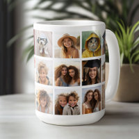 21 Foto Collage Grid - Galerie - weiß
