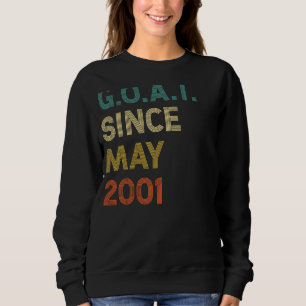 21. Geburtstag 21 Jahre alte Ziege seit Mai 2001 Sweatshirt
