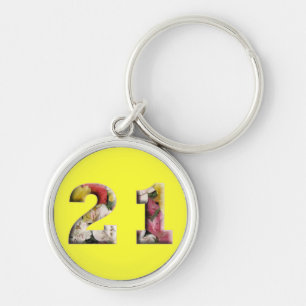 21. Geburtstag 21 Jahre Schlüsselanhänger