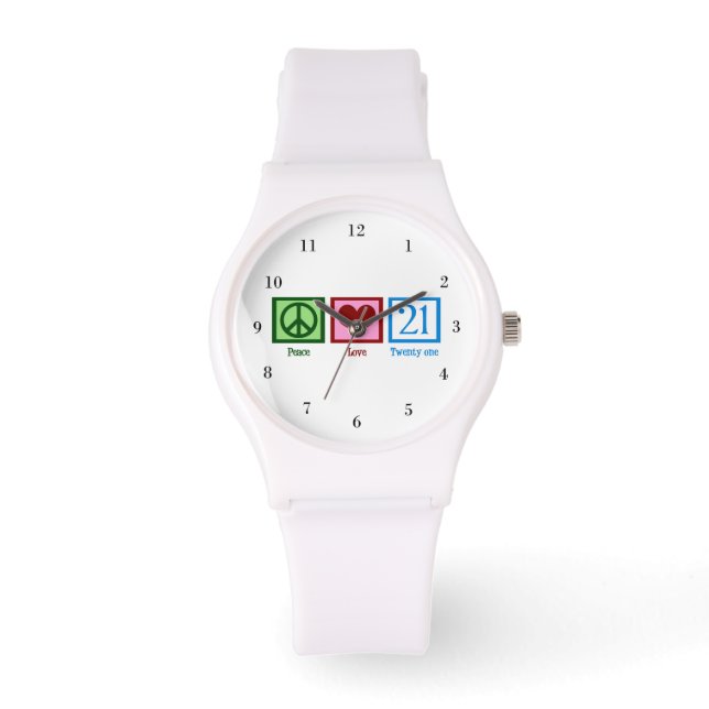 21. Geburtstag Armbanduhr (Vorderseite)