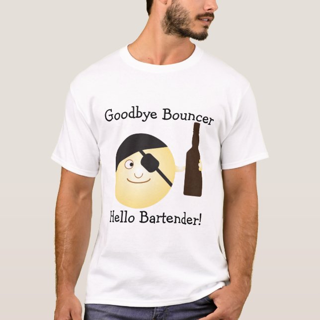 21. Geburtstag Emoji Piraten-Rum T-Shirt (Vorderseite)
