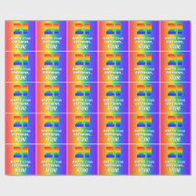 21. Geburtstag: Farbiges, lustiges Regenbogenmuste