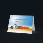 21. Geburtstag Flaming Motorrad-Party Einladung<br><div class="desc">Roben und brennen! Ein brennendes Motorrad mit Flammen,  die hinter sich herschweben und mit Ihrer Party Einladung schnell fahren! Sehen Sie die ganze Palette an Karten für Alter und Beziehungen in meinem Geschäft. Urheberrecht an allen Werken Norma Cornes</div>