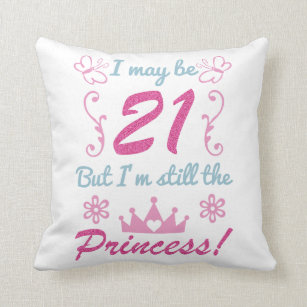 21. Geburtstag für Prinzessin Kissen