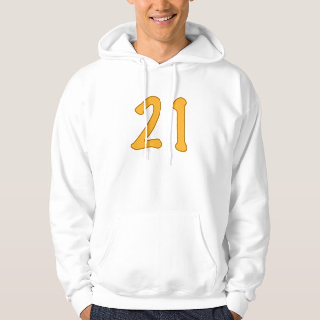21. Geburtstag Geschenkideen Hoodie (Vorderseite)
