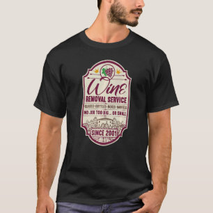 21. Geburtstag I Label Wein Decanter I Weinentnahm T-Shirt