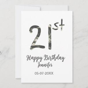 21. Geburtstag Name Datum Jahr schwarze Vorlage ge