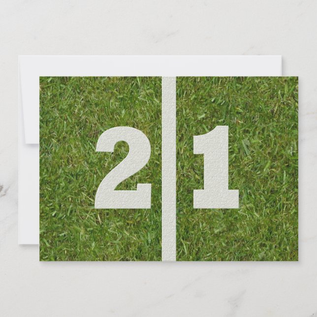 21. Geburtstag Party! Einladung (Vorderseite)
