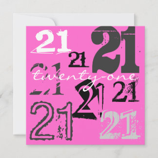 21. Geburtstag Party Einladungen