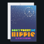 21. Geburtstag: Party Einladungen für Frieden<br><div class="desc">Kennt ein Hippie-Kind, das 21 wird? Warum Freak out, wenn man eine GRILLEN und nur Frieden aus... ? Laden Sie Ihre Freunde zu einem Hippie-60er-Party ein, das sich mit dieser dunkelblauen Nachthimmel-Einladung, die mit Sternen besticht, die in ein Friedenszeichen eintauchen, ausruht, und fühlen Sie sich viel kühler. Farbenfroh und lustig...</div>