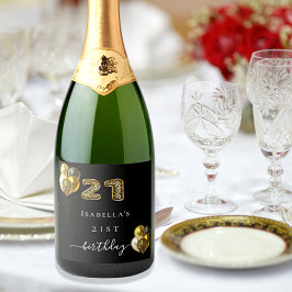 21. Geburtstag Schwarzgoldleoparden Tier