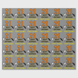 21. Geburtstag: Spooky Halloween Thema, Individuel Geschenkpapier