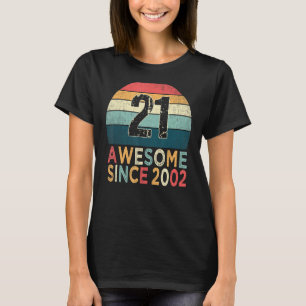 21. Geburtstag Vintag Retro 21 Jahre alt Phantasti T-Shirt