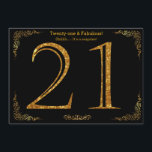 21. Geburtstags-Party, Gatsby-Styl, schwarzer Gold Einladung<br><div class="desc">21. Geburtstagsparty,  großartiges Gatsby,  schwarz & gold,  zweiseitig,  elegant,  editierbar.

Entfernen oder ändern Sie unerwünschte Informationen. 
Versuch eine andere Form.
Haben Sie sich unsere anderen Produkte angesehen,  frag für eine Anpassung.
Danke für deine freundlichen Kommentare.</div>